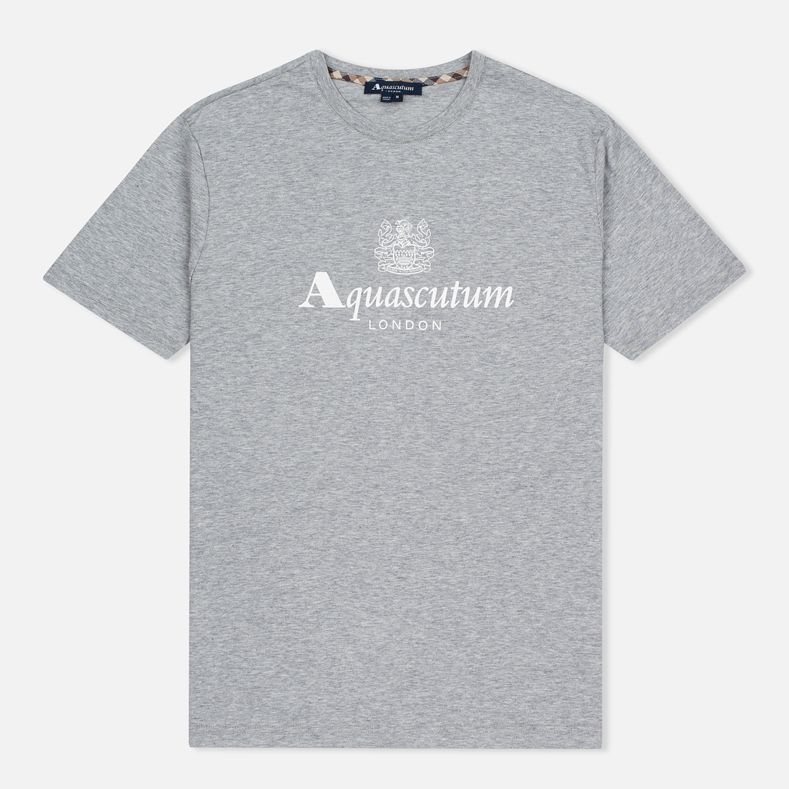 Aquascutum Мужская футболка Griffin Crew Neck Logo SS