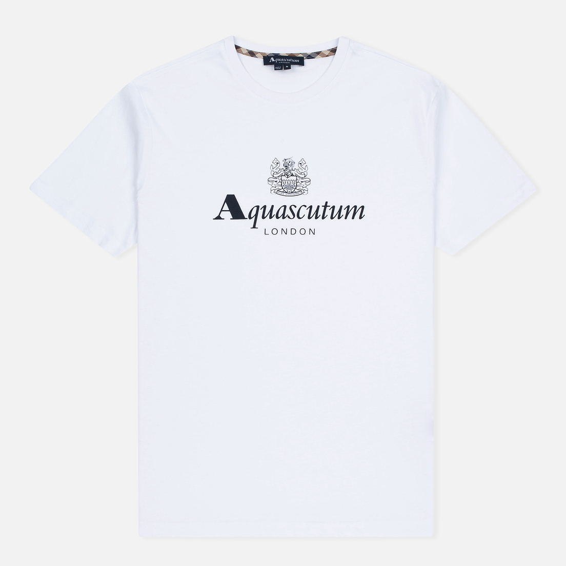 Aquascutum Мужская футболка Griffin Crew Neck Logo SS