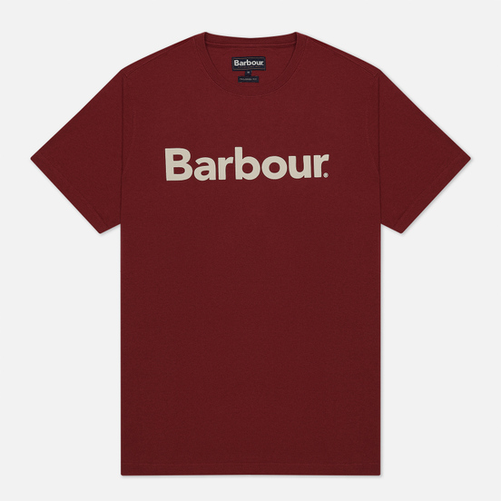 Мужская футболка Barbour Big Printed Logo Ruby