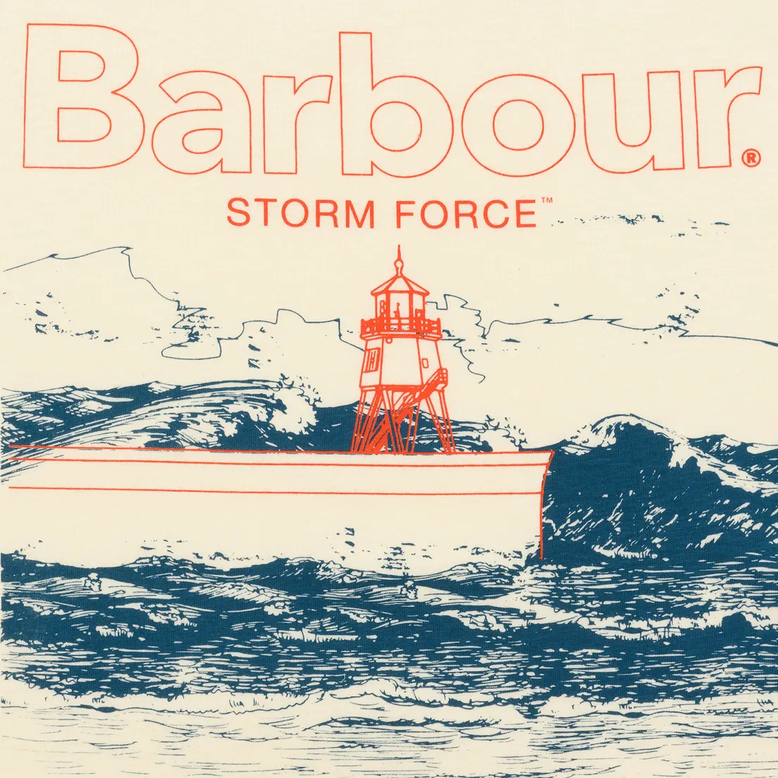 Barbour Мужская футболка Fareland