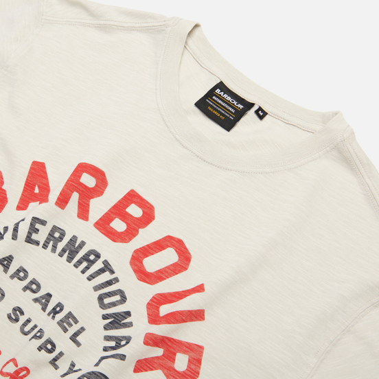 Мужская футболка Barbour International Device Cloud White