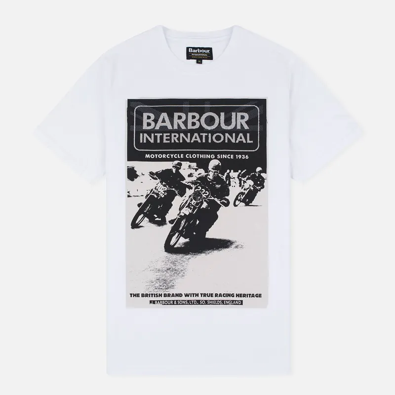 Barbour Мужская футболка International Racing