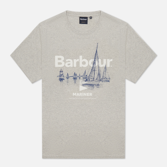 Мужская футболка Barbour Skiff Grey Marl