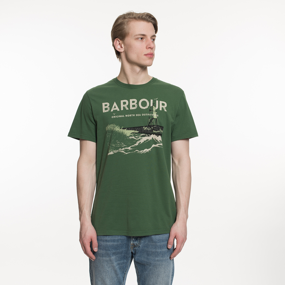 Barbour Мужская футболка Tetra