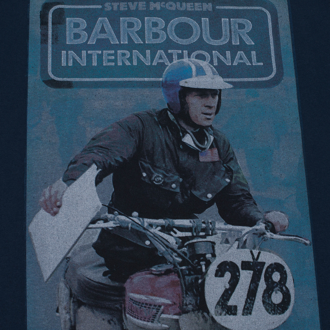 Barbour Мужская футболка x Steve McQueen International Control