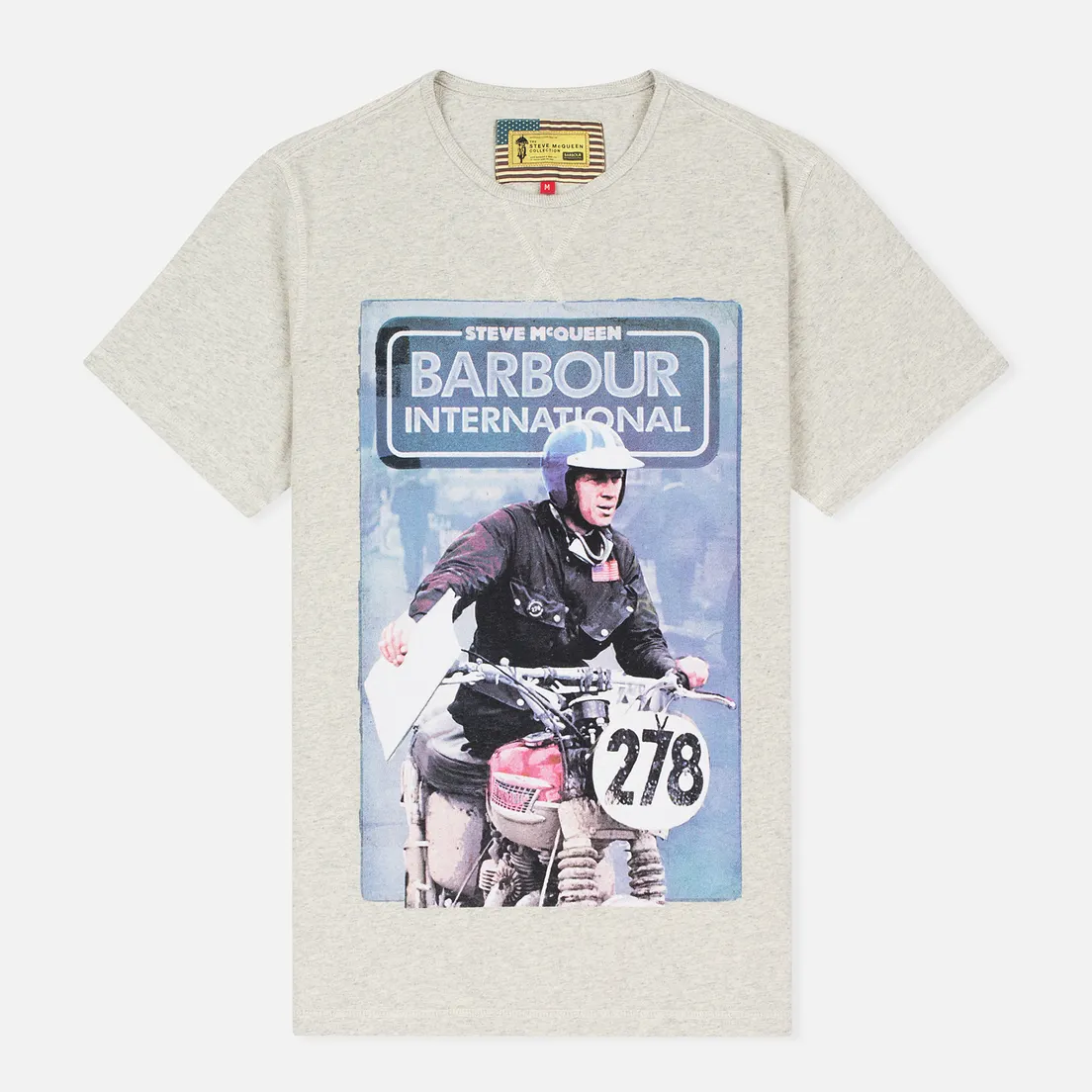 Barbour Мужская футболка x Steve McQueen International Control