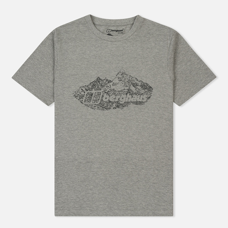Мужская футболка Berghaus Branded Mountain Grey/Grey