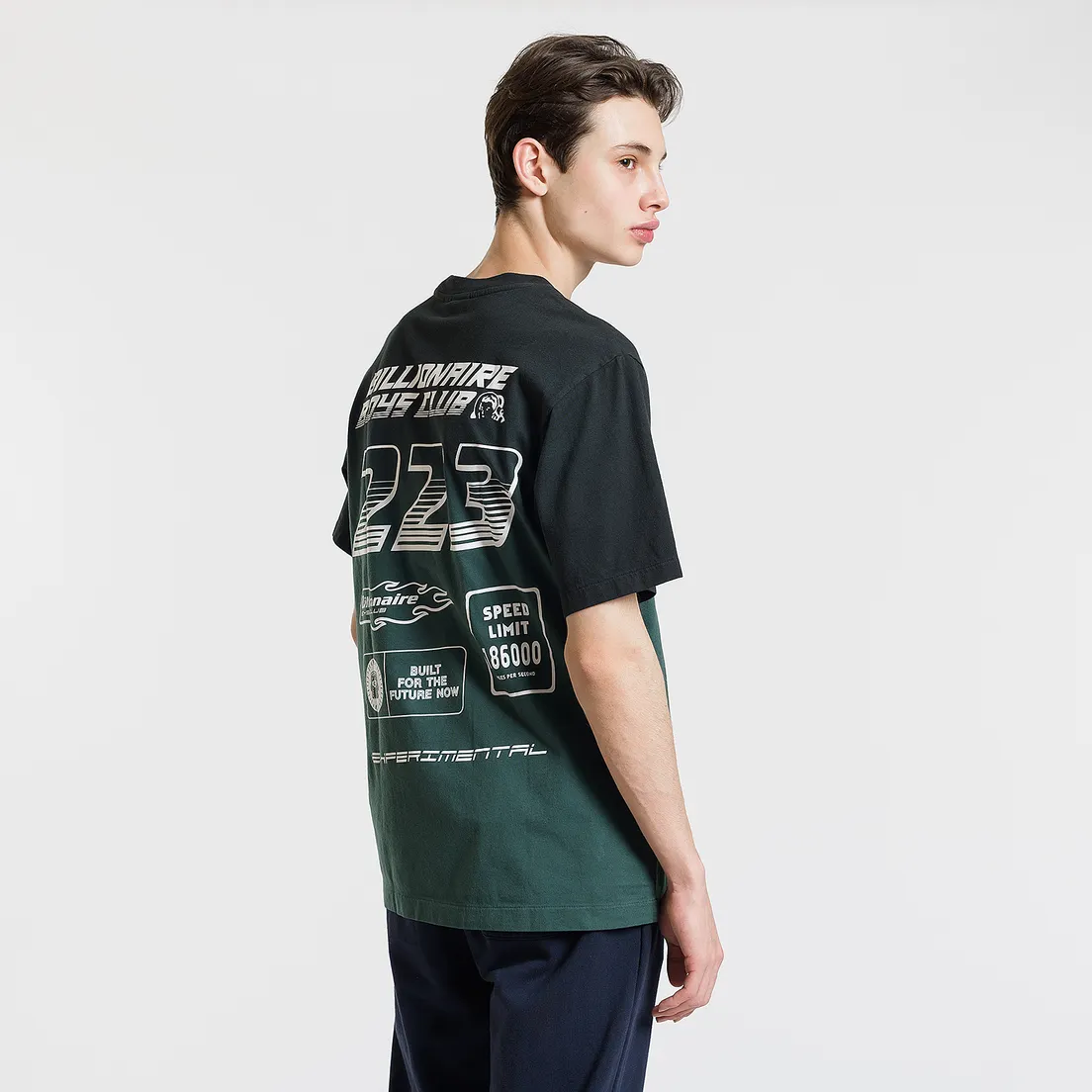 Billionaire Boys Club Мужская футболка Dip Dye Straight Logo