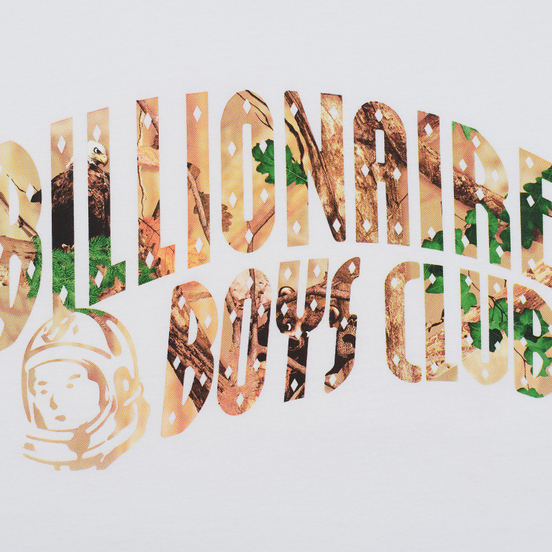 Мужская футболка Billionaire Boys Club Tree Camo Arch Logo White