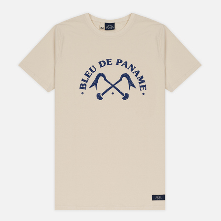 Мужская футболка Bleu De Paname Logo BDP Ecru