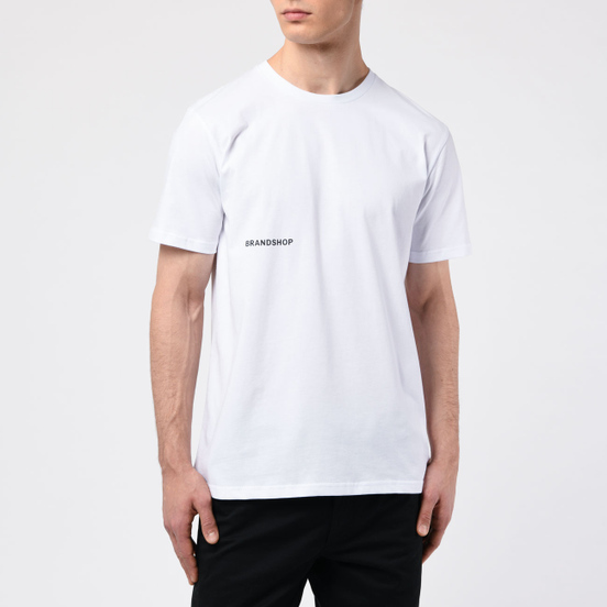 Мужская футболка BRANDSHOP Chest And Back Logo White