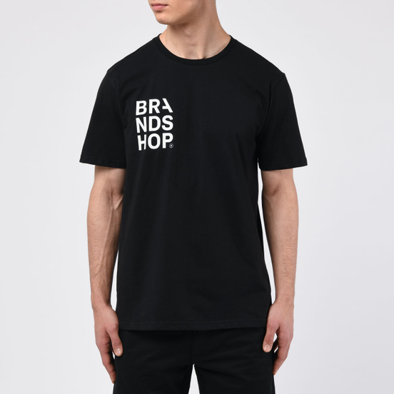 Мужская футболка BRANDSHOP Chest And Side Logo Black