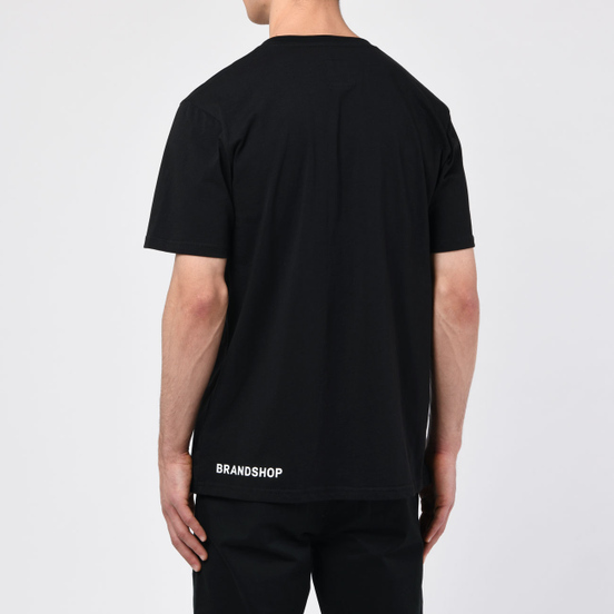 Мужская футболка BRANDSHOP Chest And Side Logo Black