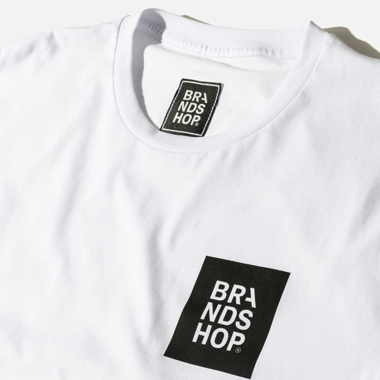 Мужская футболка BRANDSHOP Square Logo White
