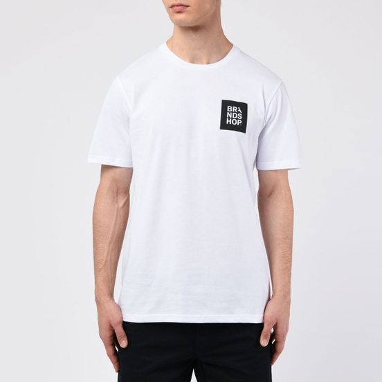Мужская футболка BRANDSHOP Square Logo White