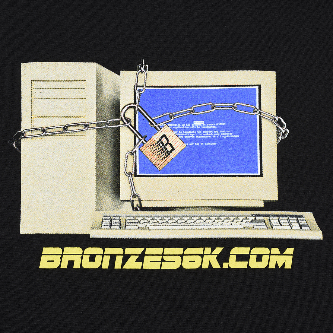 Bronze 56K Мужская футболка Computer
