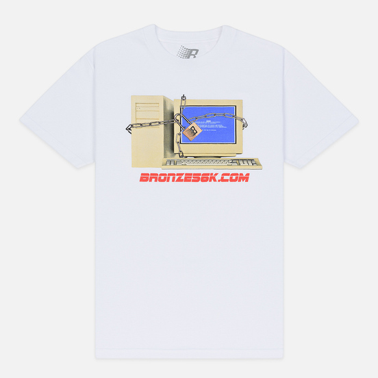 Мужская футболка Bronze 56K Computer White