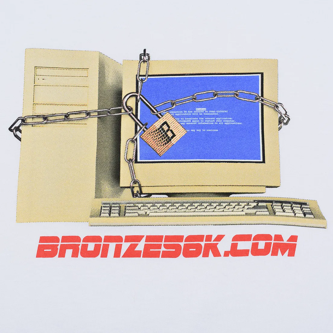 Bronze 56K Мужская футболка Computer