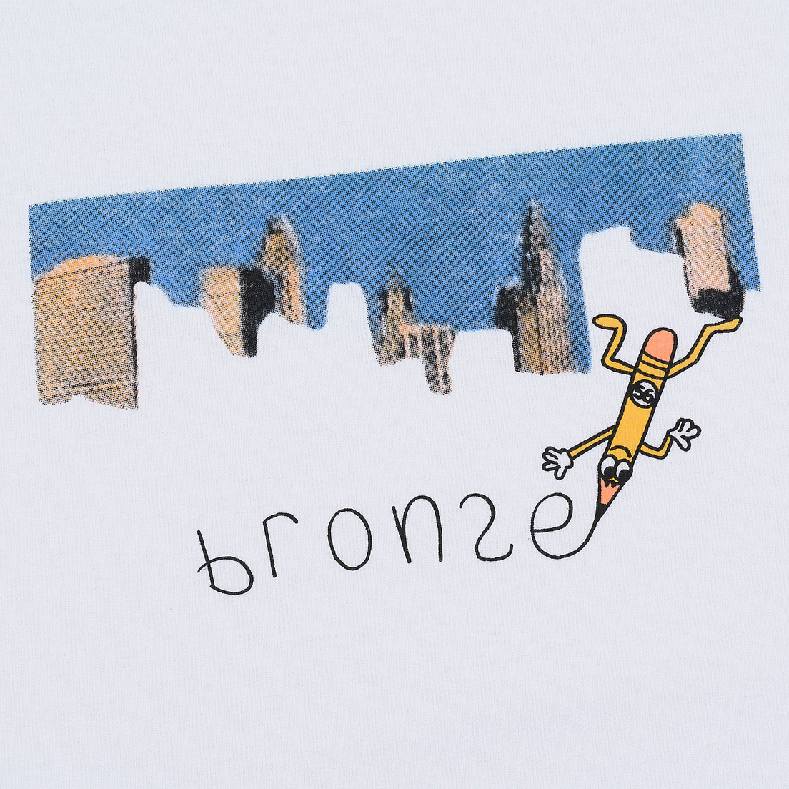 Bronze 56K Мужская футболка Pencil