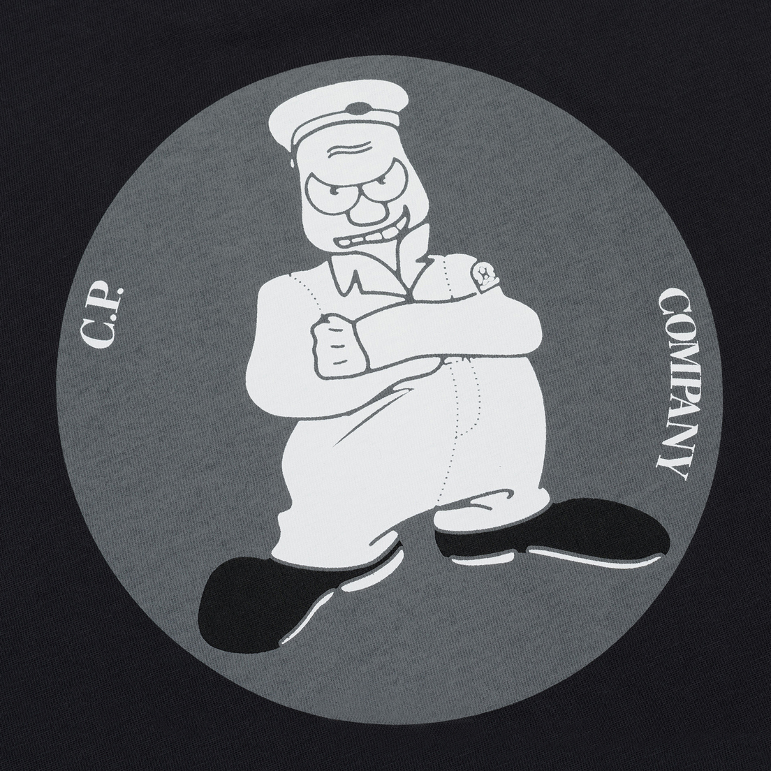 C.P. Company Мужская футболка Crew Neck Front Logo