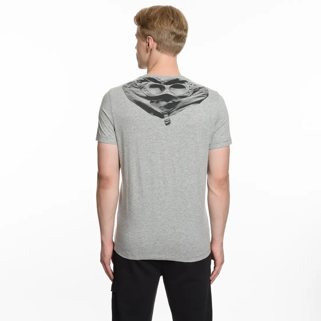C.P. Company Мужская футболка Crew Neck Goggle Print Back