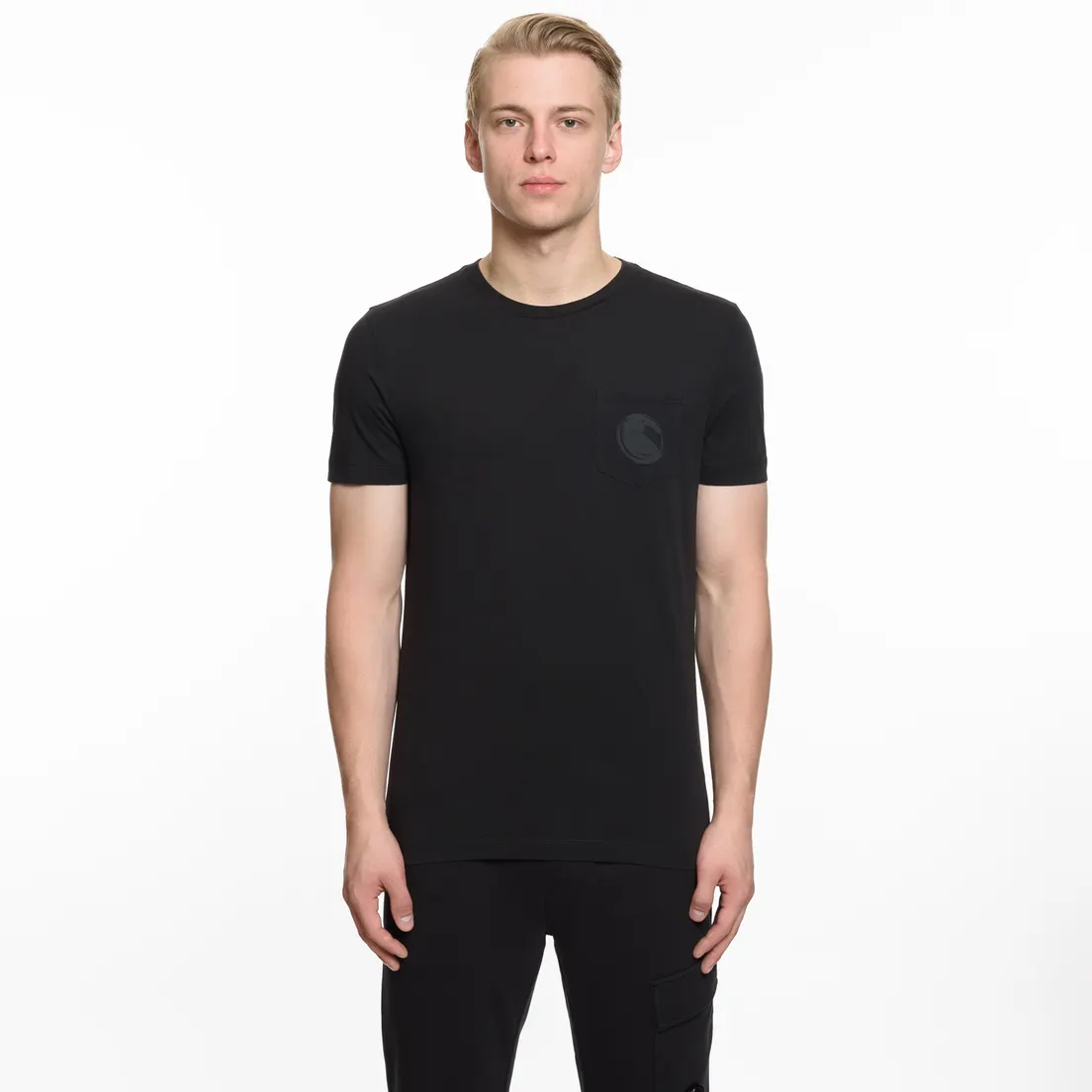 C.P. Company Мужская футболка Crew Neck Lens Print Front