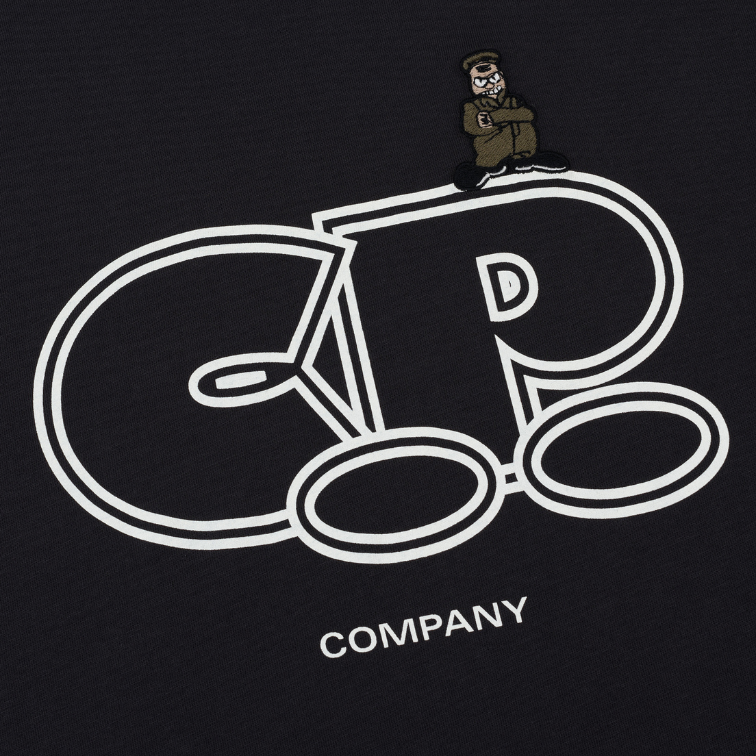 C.P. Company Мужская футболка Crew Neck Print Cartoon Logo