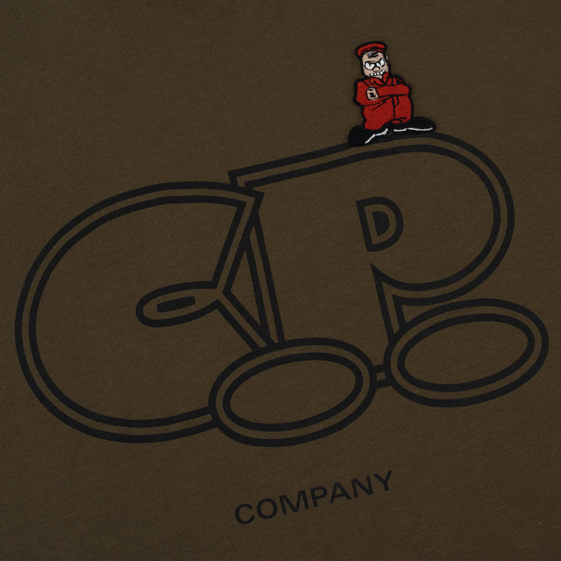 C.P. Company Мужская футболка Crew Neck Print Cartoon Logo