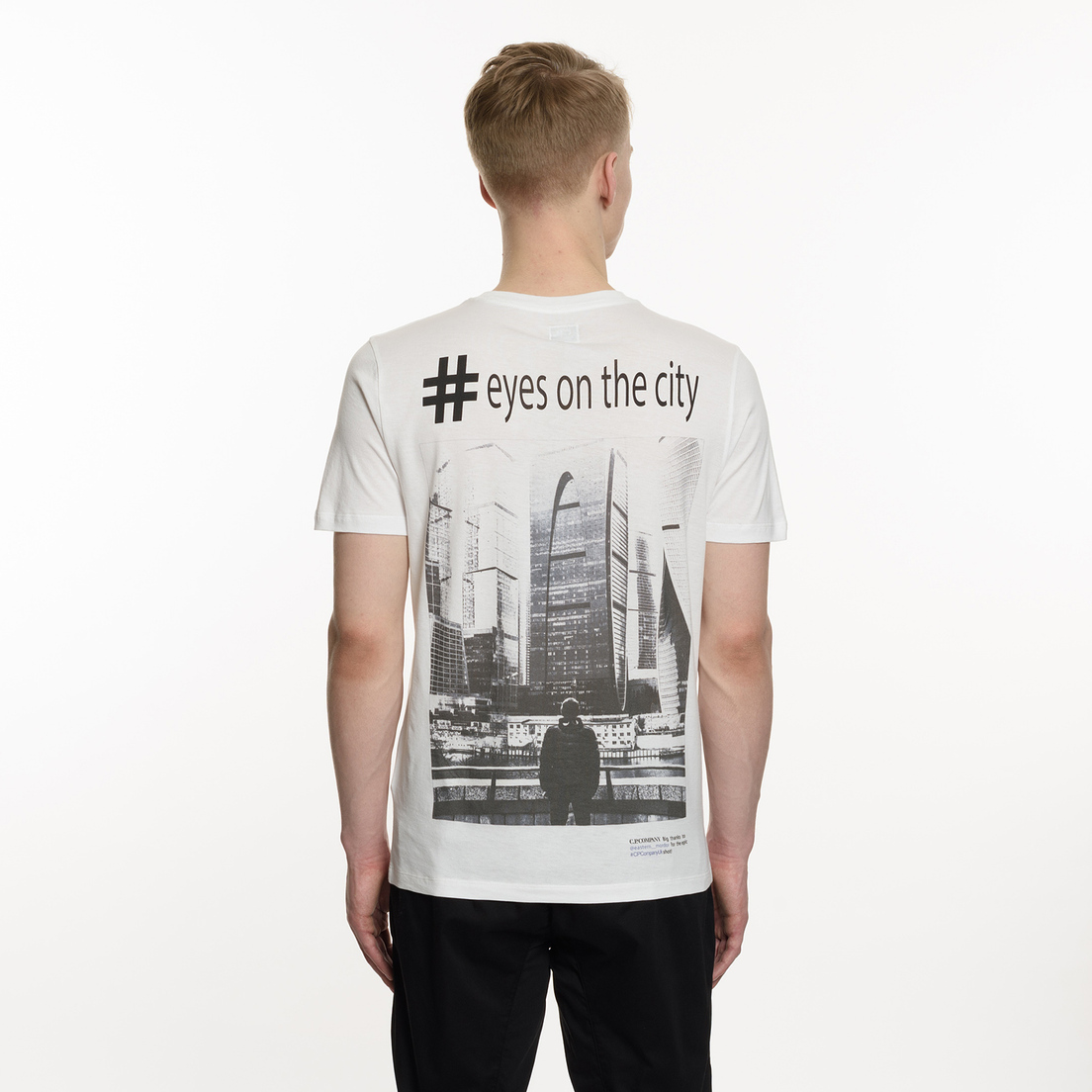 C.P. Company Мужская футболка Eyesonthecity Back Print Washed