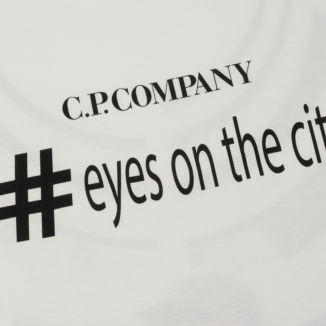 C.P. Company Мужская футболка Eyesonthecity Front And Back Print Washed