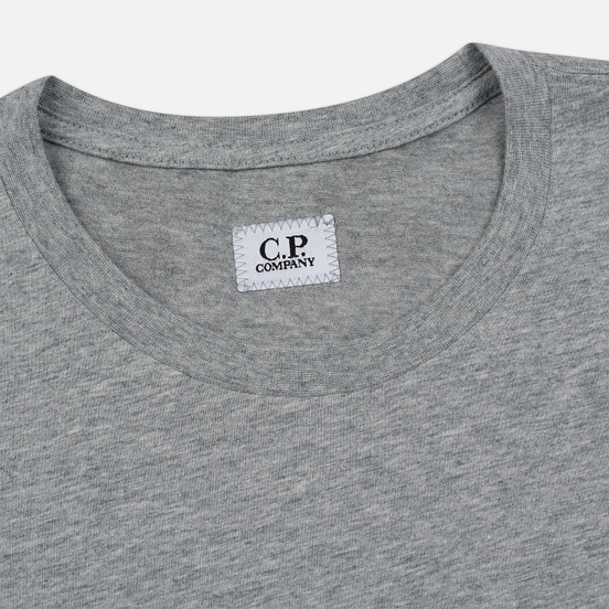 Мужская футболка C.P. Company Goggle Print Regular Fit Grey Melange