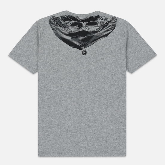 Мужская футболка C.P. Company Goggle Print Regular Fit Grey Melange