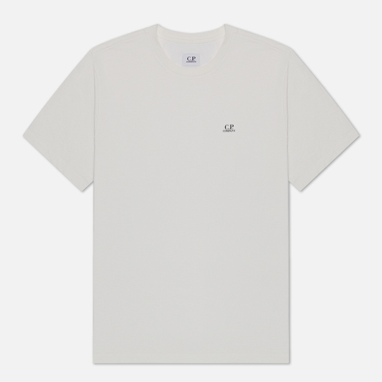 Мужская футболка C.P. Company Jersey 30/1 Chest Logo Gauze White