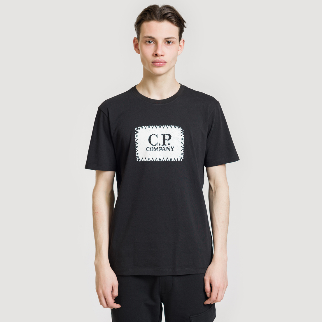 C.P. Company Мужская футболка Label Print Crew