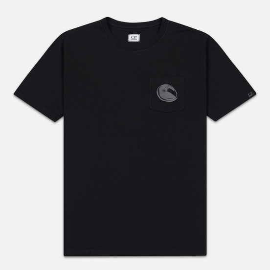 Мужская футболка C.P. Company Lens Pocket Print Regular Fit Black