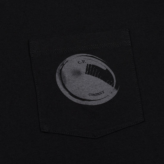 Мужская футболка C.P. Company Lens Pocket Print Regular Fit Black