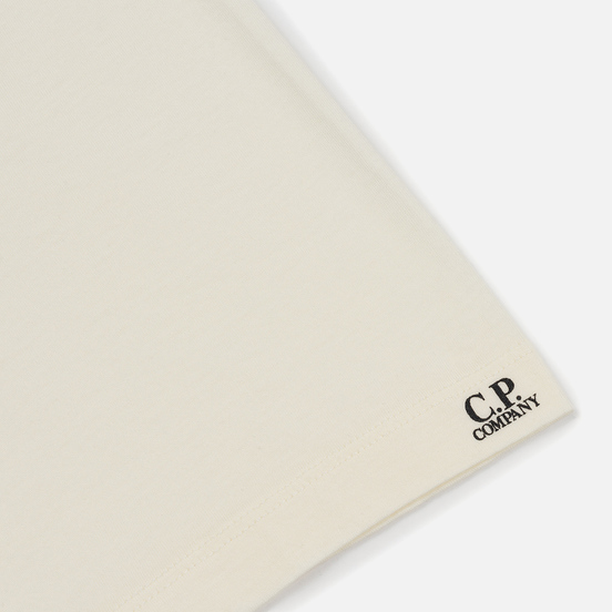 Мужская футболка C.P. Company Lens Pocket Print Regular Fit Gauze White