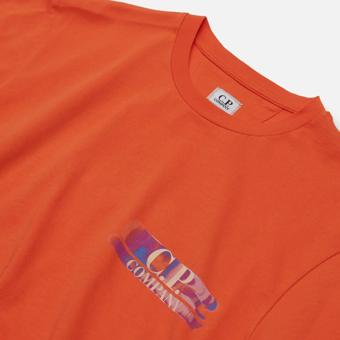 C.P. Company Мужская футболка Treated Blurred Logo