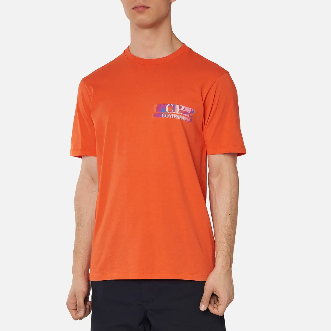 C.P. Company Мужская футболка Treated Blurred Logo