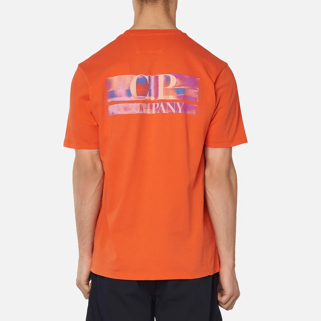 C.P. Company Мужская футболка Treated Blurred Logo