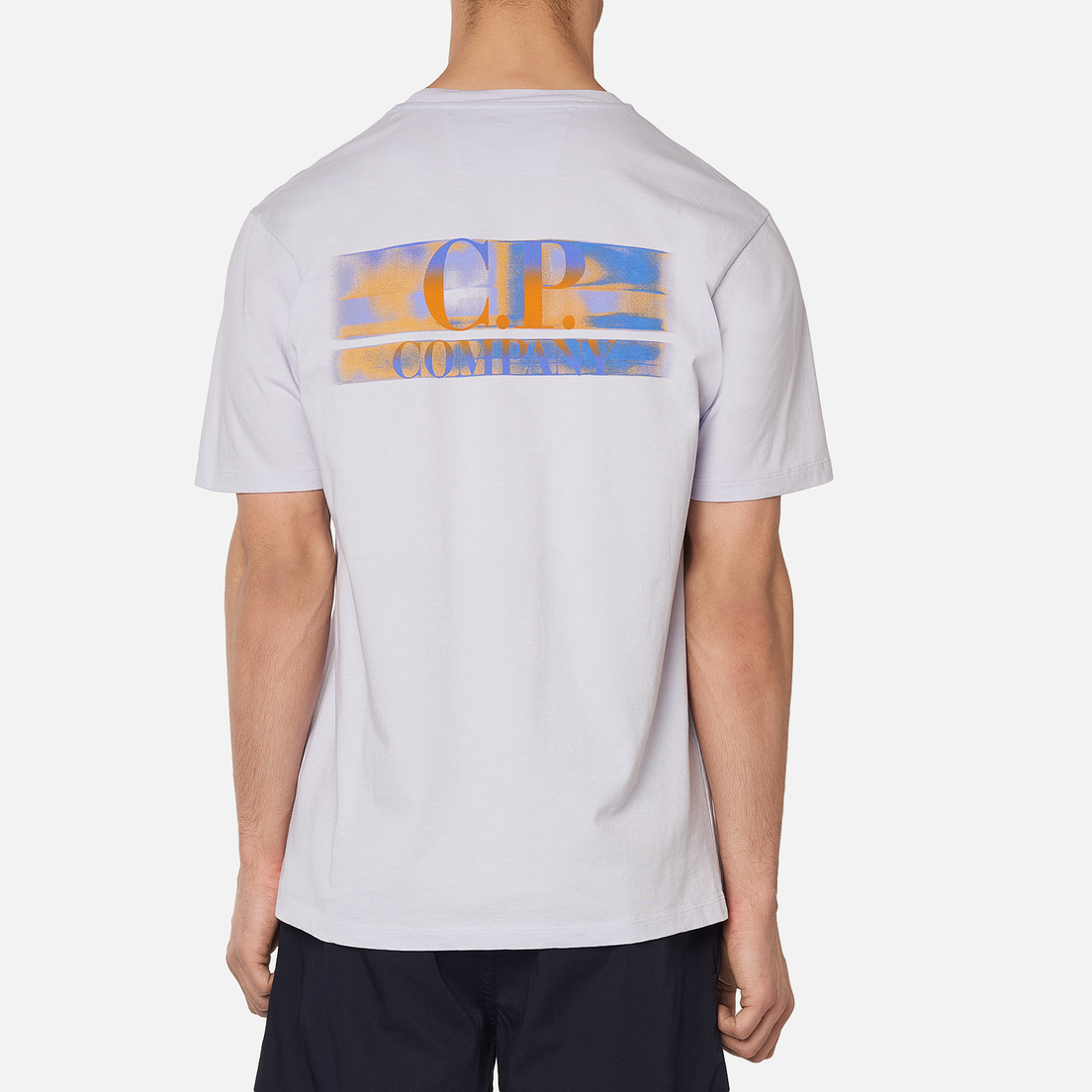 C.P. Company Мужская футболка Treated Blurred Logo
