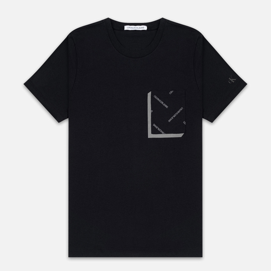 Мужская футболка Calvin Klein Jeans All Over Print Pocket 3D Black/Raven