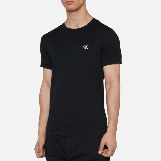 Мужская футболка Calvin Klein Jeans Essential Monogram Logo Black