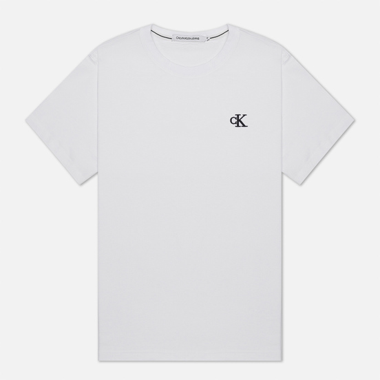Мужская футболка Calvin Klein Jeans Essential Monogram Logo Bright White