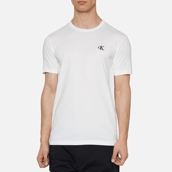 Мужская футболка Calvin Klein Jeans Essential Monogram Logo Bright White