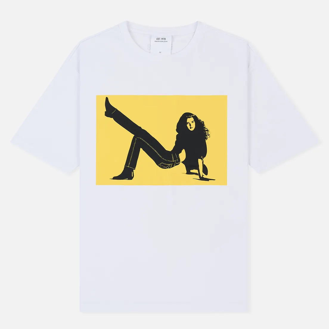 Calvin Klein Jeans Est. 1978 Мужская футболка Icon Chest Logo Print