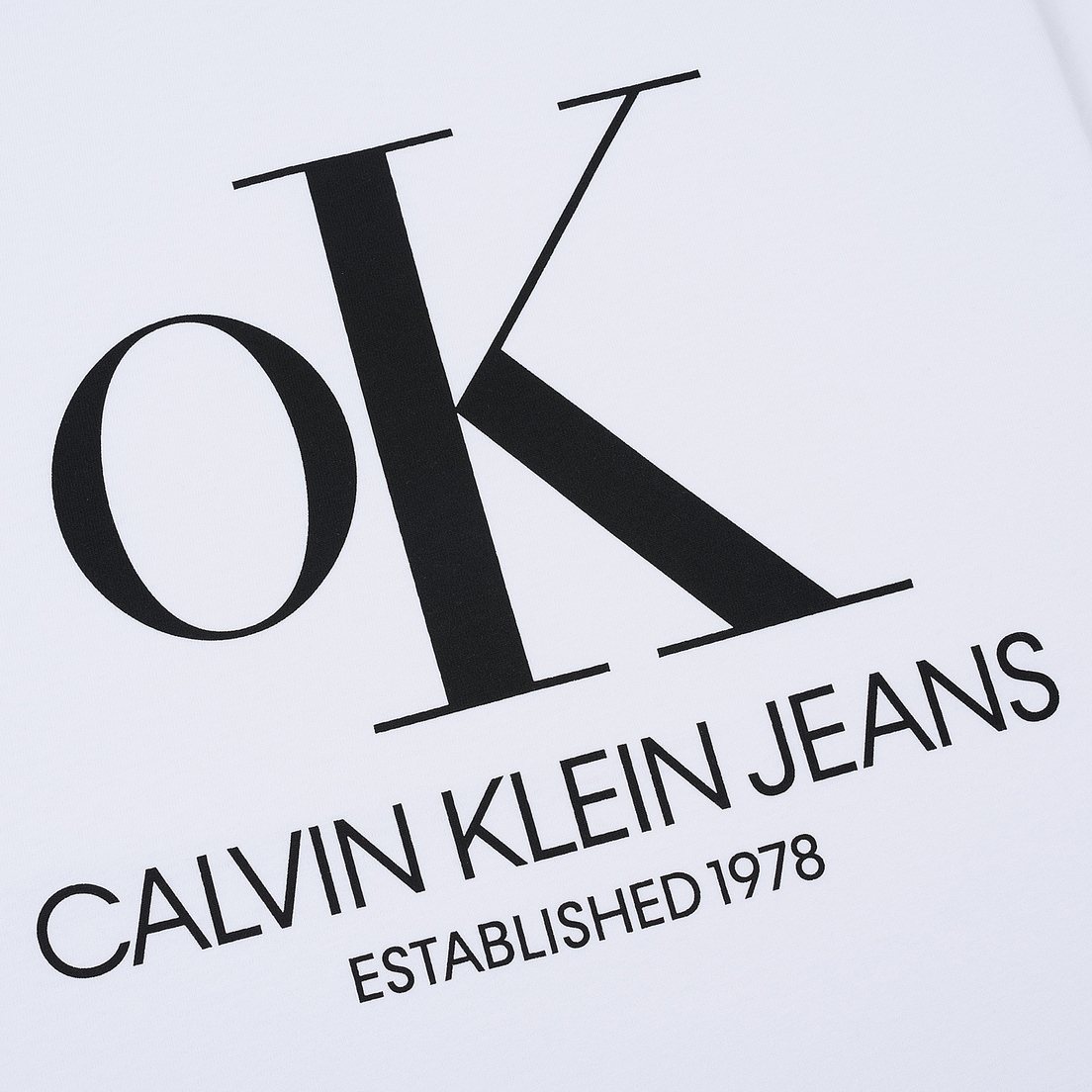 Calvin Klein Jeans Est. 1978 Мужская футболка Modernist Logo