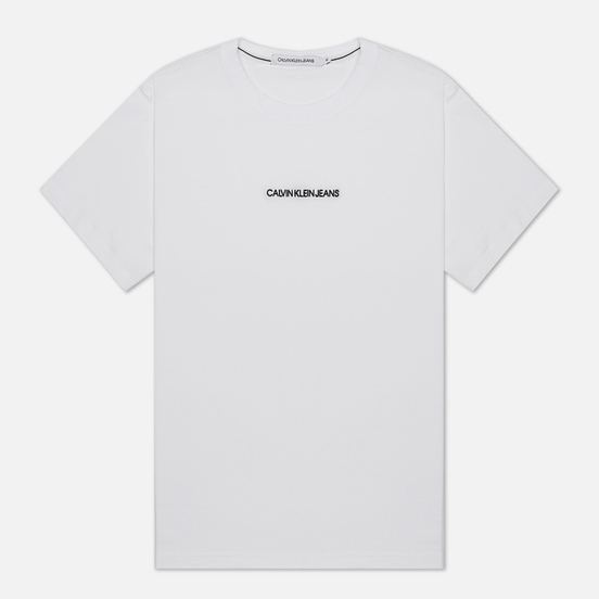Мужская футболка Calvin Klein Jeans Instit Chest Logo Bright White