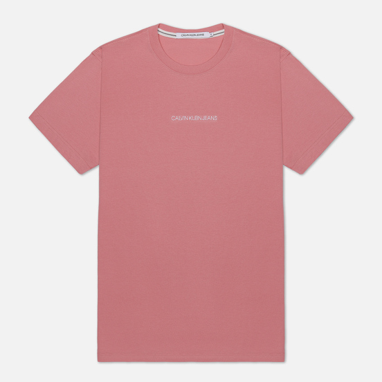 Мужская футболка Calvin Klein Jeans Instit Chest Logo Brandied Apricot