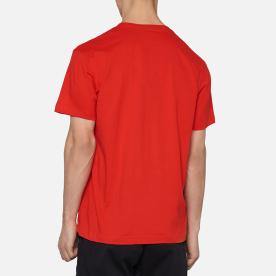 Мужская футболка Calvin Klein Jeans Instit Chest Logo Rouge